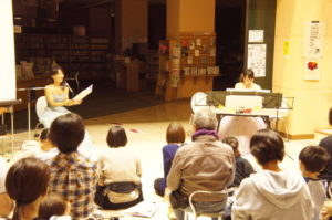 朗読を音楽が盛り上げる